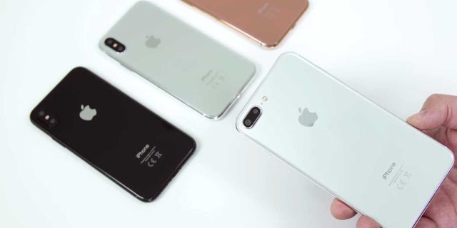 iPhone 7s Plus ‘prototype’ foreground, iPhone 8 background. (Credit: Danny Winget)