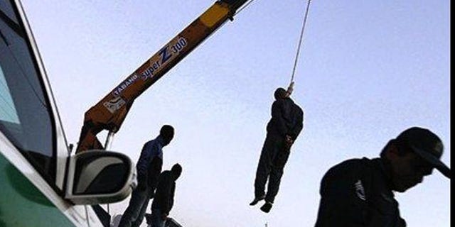 Iran is infamous for using cranes for public executions. (Reuters)