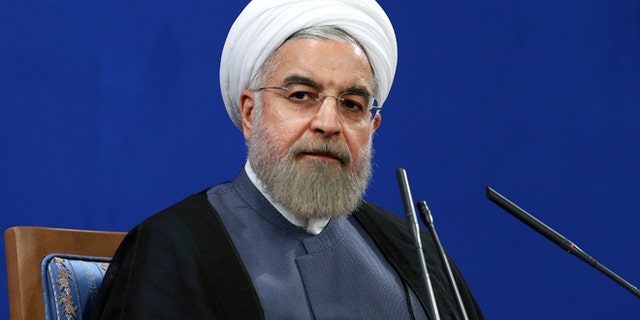 June 13, 2015: Iran's President Hassan Rouhani gives a press conference on the second anniversary of his election, in Tehran, Iran. (AP)