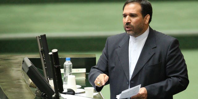 Nov. 1, 2011: Iran's Economy Minister, Shamsoddin Hosseini, speaks in an open session of parliament during his impeachment, in Tehran, Iran.