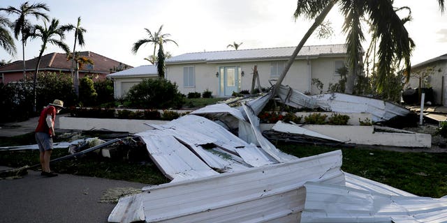 Hurricane Irma left a path of destruction in Goodland, Florida.