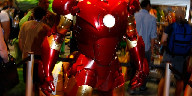 File photo - A life size "Iron Man" is on display in the Marvel booth at the 39th annual Comic Con Convention in San Diego July 24, 2008. (REUTERS/Mike Blake)