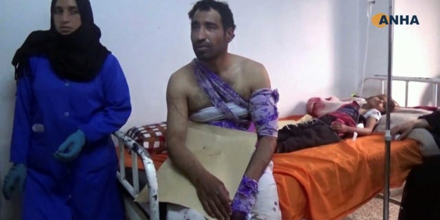 Syrian and Iraqi civilians were killed and injured in an attack on Tuesday morning in Syria.
