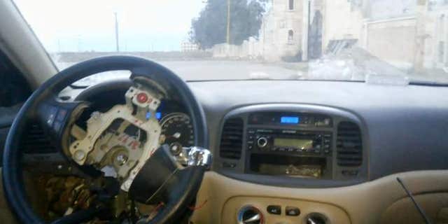 ISIS "driverless" car bomb.