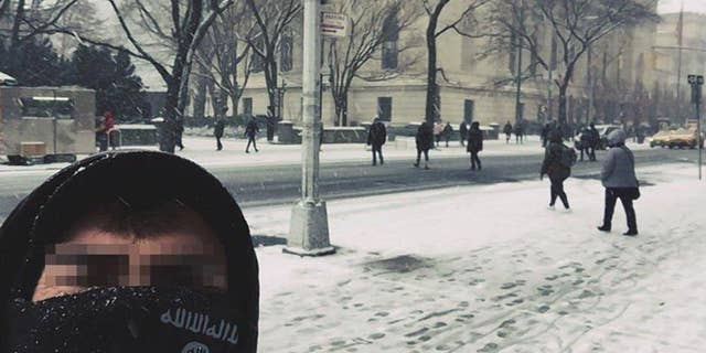 The New York City Police Department said it was looking into a photo that reportedly circulated on social media last weekend.