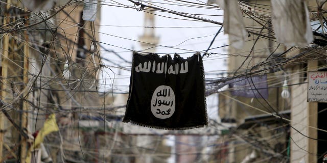 The flag of the Islamic State group.