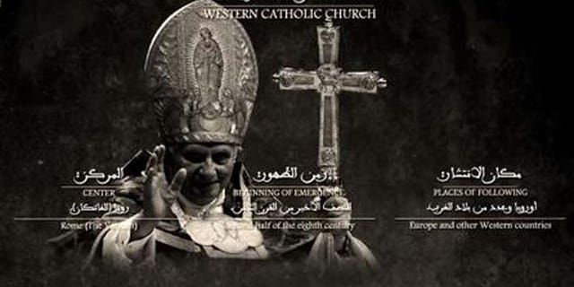 Calls for death to the pope predate Francis, as with this ISIS propaganda threat against Pope Benedict.