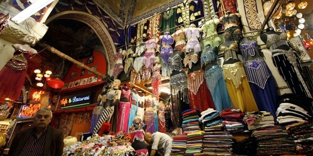 A market in Istanbul, Turkey