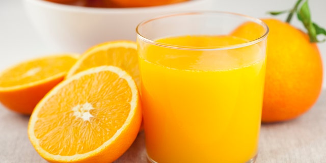 Oranges are a good source of vitamin C and have a lot of potassium. 