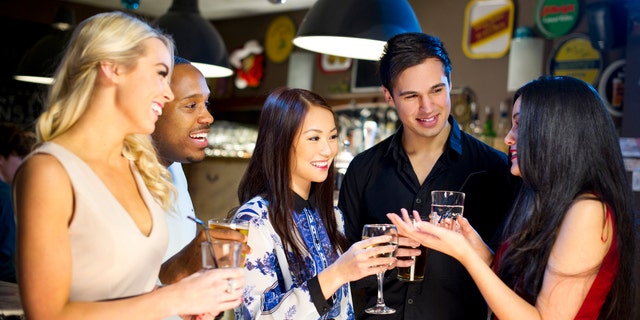Bar friends date iStock