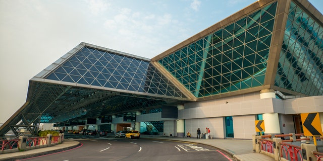 Taiwan’s actual Taoyuan International Airport.