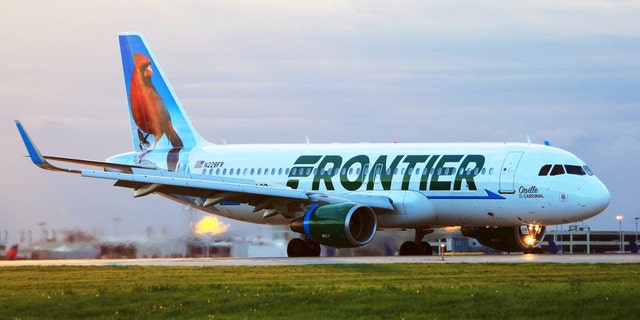 Frontier Airlines said its policy bars children younger than seven-days old from flying.