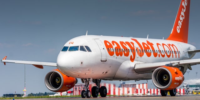 EasyJet Airbus A320 at Vaclav Havel Airport in Prague, Czech Republic, July 1, 2015.