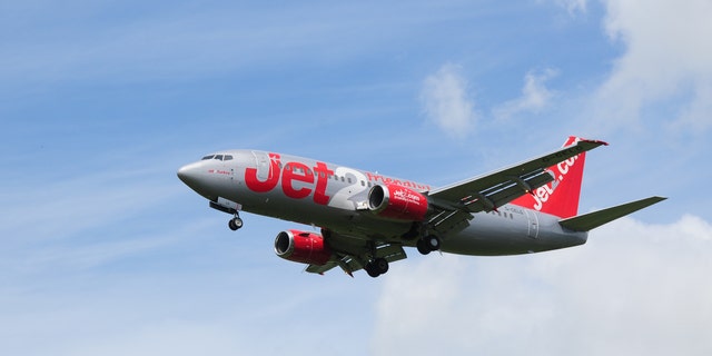Cops searched the Jet2 plane and found a drawing of a bomb inside a toilet.