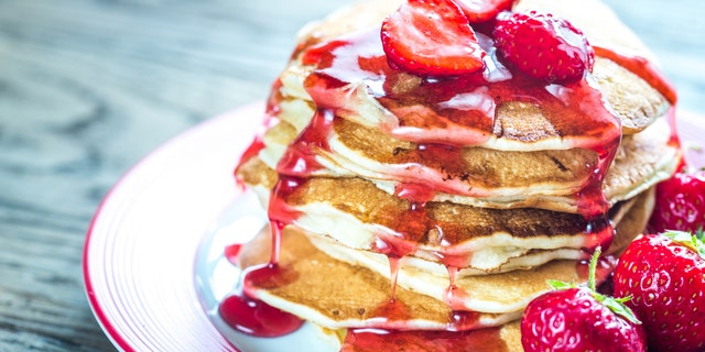 Top your pancakes or French toast with heated frozen fruit instead of syrup.