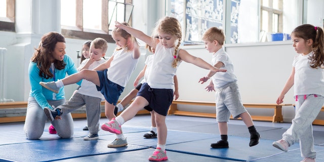 An Australian fitness blogger has come under fire for releasing workout DVDs aimed at children, promising to teach them about "nutrition and fitness."