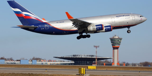 An Aeroflot pilot reportedly died from a heart attack in the cockpit while piloting a domestic flight in Russia on Sunday morning.