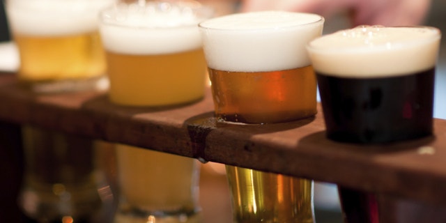 A flight of beers to accompany some musical flights of fancy.