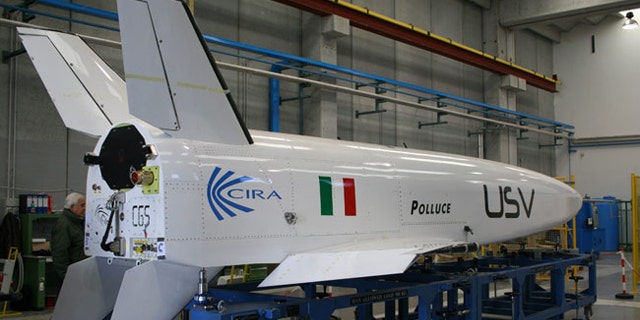 The Italian Center for Aerospace Research (CIRA) is poised to fly its Pollux vehicle, an unmanned space plane prototype, in a drop test aimed at testing in-flight maneuvering capabilities.
