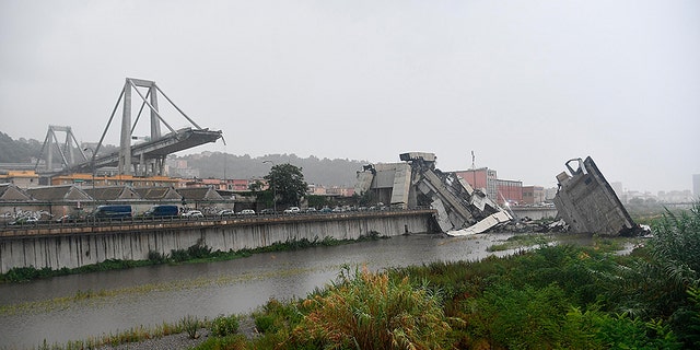 Several vehicles were involved in the bridge collapse.