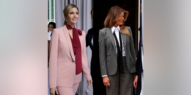 Both Trump women have stepped out in sharp suits for official engagements.