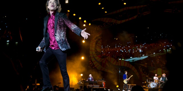 March 25, 2016. Mick Jagger of The Rolling Stones performs in Havana, Cuba.