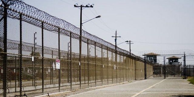 The California Institution for Men prison fence is seen on August 19, 2009 in Chino, California. (Getty Images)