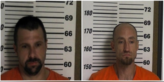 John Mark Speir (l.) was found inside a home that was near the jail and Steven Lewis (r.) was nabbed after a foot chase with cops.