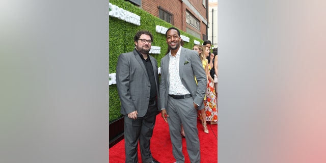 (L-R): Bobby Moynihan and Jaleel White of ME, MYSELF & I pose for a photograph at the CBS Summer SoirÃÂée, held on August 1, 2017 in Los Angeles, CA. Photo: Sonja Flemming/CBS ÃÂé2017 Broadcasting Inc. All Rights Reserved