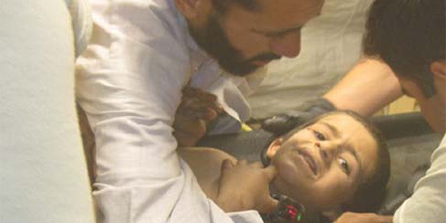 Jalil was in a field picking grapes with his brother Mohammad Mukhtarwhen a Taliban insurgent asked him to step on an object. The child unknowingly stepped on an Improvised Explosive Device (IED) and caused it to detonate.