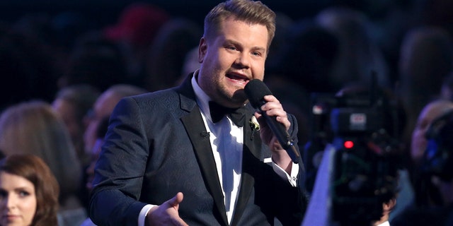 James Corden, the host of “The Late Late Show.” (Associated Press)