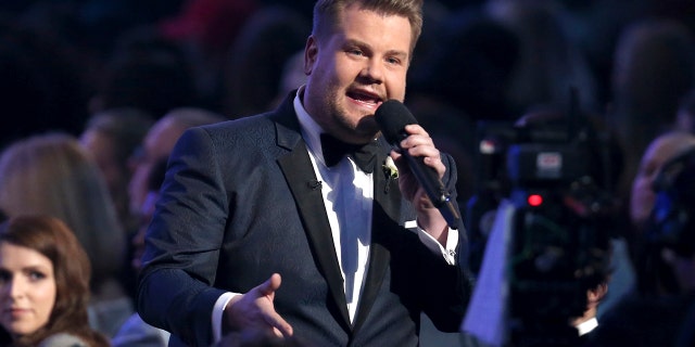 James Corden, the host of “The Late Late Show.” (Associated Press)