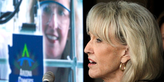 Arizona Gov. Jan Brewer signed the controversial immigration law April 23, 2010.
