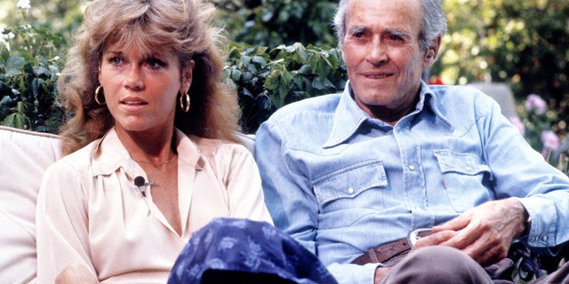 Jane Fonda and Henry Fonda in 1979.
