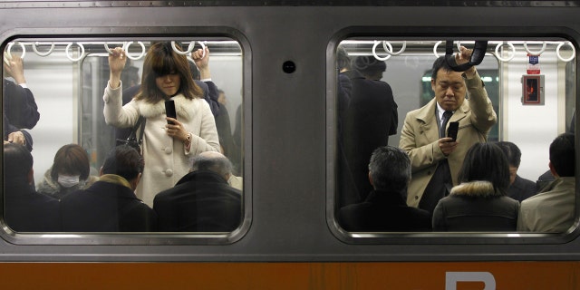 Pregnant riders put in a request and are matched with available seats via an app on their smart phone.
