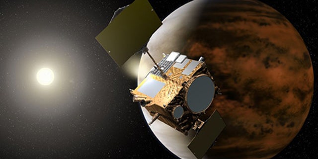 Artist's illustration (Courtesy of Akihiro Ikeshita/Japan Aerospace Exploration Agency)