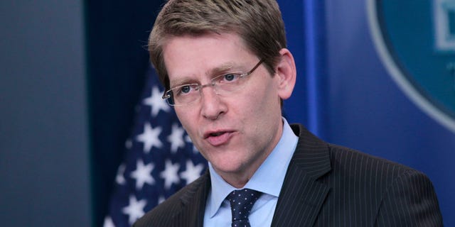 White House Press Secretary Jay Carney speaks during his daily news briefing at the White House in Washington, Tuesday, March, 15, 2011. (AP)