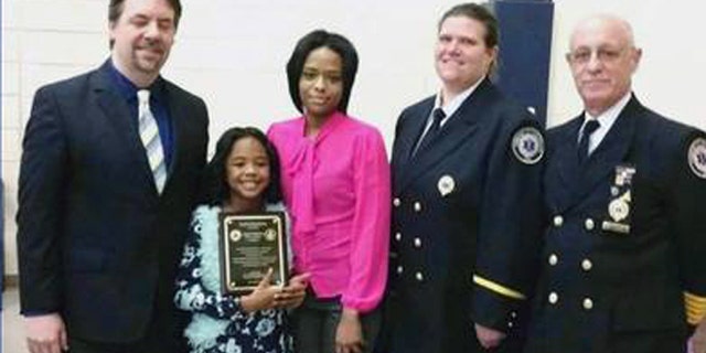 Jayla Martin, 8, is credited with saving her mother's life.