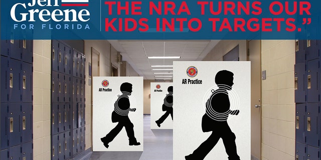 A leading NRA official called Florida gubernatorial candidate Jeff Greene's mailer, which accuses the gun rights organization of using children as targets, "repulsive."