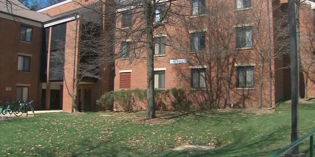 This image, obtained by Fox affiliate WTTG-TV, shows the dormitory where the bomb making materials were found Wednesday.