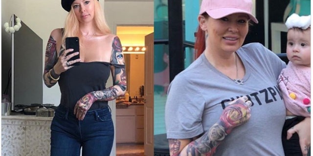 Jenna Jameson went from a size 16 to size 6.