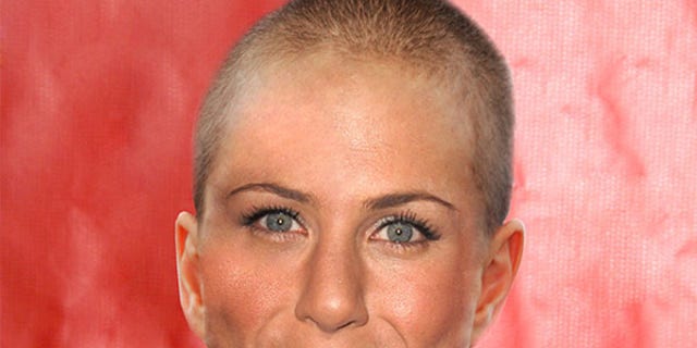 This fake photo of Jennifer Aniston led fans to believe she had shaved her head.