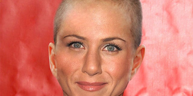 This fake photo of Jennifer Aniston led fans to believe she had shaved her head.