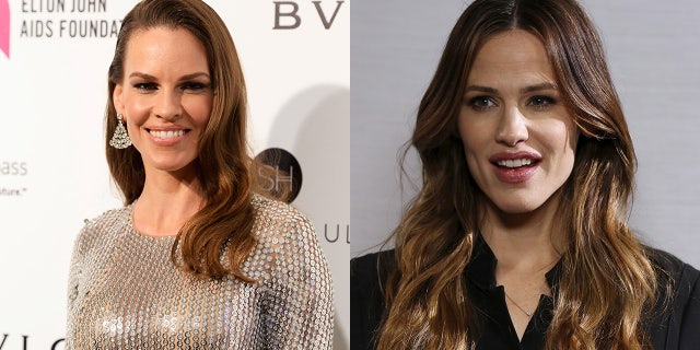 Hilary Swank, left, said she is often mistaken for Jennifer Garner by fans.