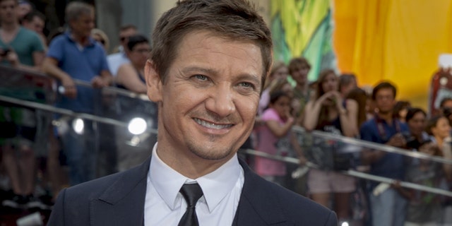July 27, 2015. Actor Jeremy Renner poses on the red carpet for a screening of the film "Mission Impossible: Rogue Nation" in New York.