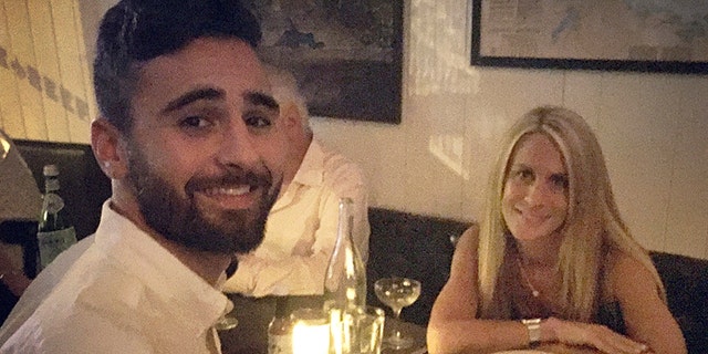 Jesse Galganov with his mother, Alisa Clamen