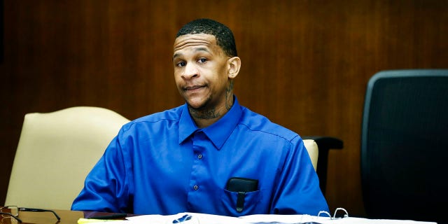 Quinton Tellis attends his retrial in Batesville, Miss., on Sept. 26, 2018.