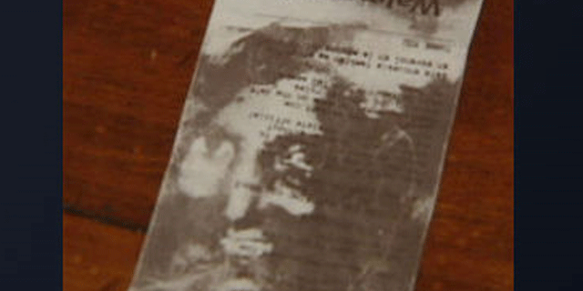 A South Carolina couple claims the discoloration on a Walmart receipt looks like Jesus.
