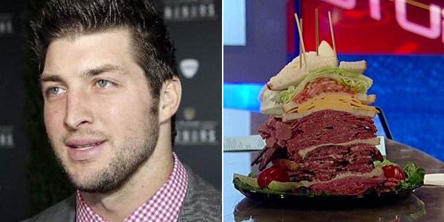 Tim Tebow gets his own Carnegie Deli sandwich, called the Jetbow.