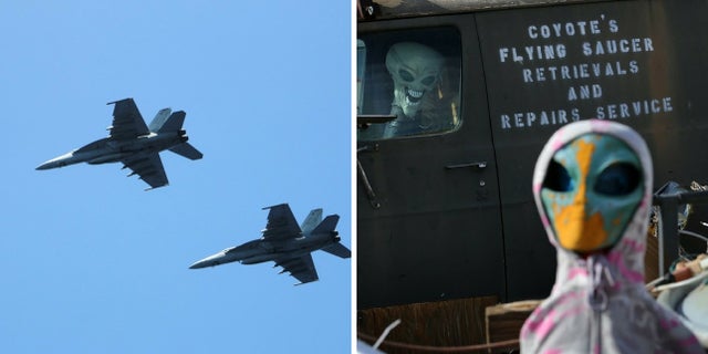 A retired U.S. Navy pilot recalled a time when he encountered a UFO during a training mission in 2014.